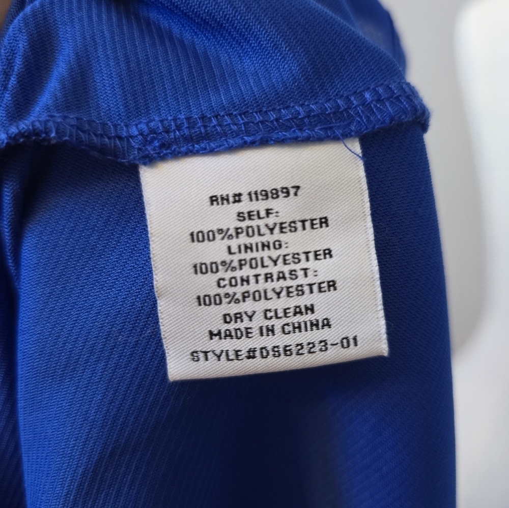 Karlie | Royal Blue | Cold Shoulder Dress | Large - Picture 6 of 6